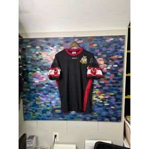 Portadown fc Uhlsport Soccer Jersey Crest Mens Short Sleeve size L